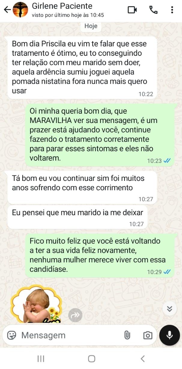 Depoimento WhatsApp - Girlene